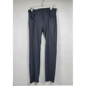 Stylus Mens 5-Pocket Performance Pants Black 30x32 Matte Black‎ Hardware